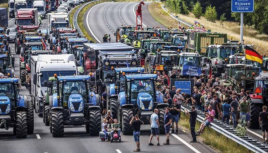 Bauernproteste in den Niederlanden