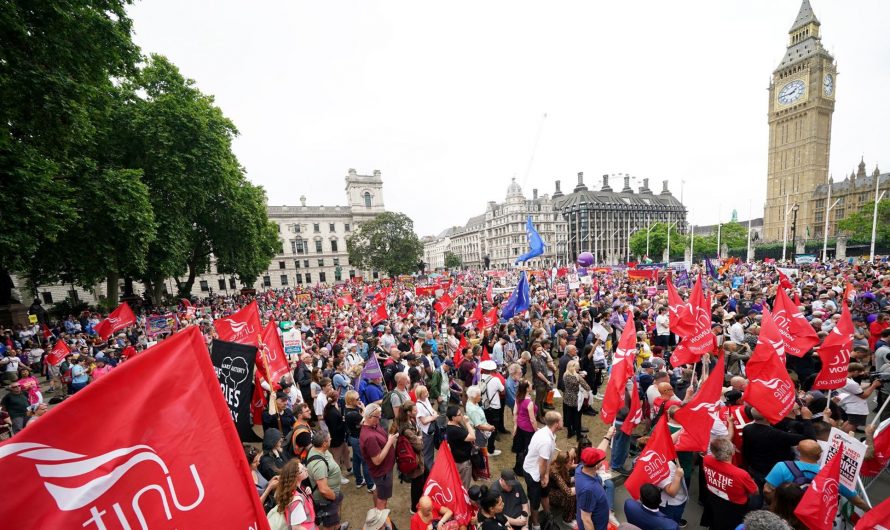 Streikwellen in Großbritannien